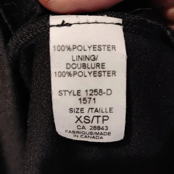 Eclipse Women's Black & Silver Glitter  Strapless Evening Dress Size XS - Picture 9 of 12